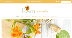 Desktop Screenshot of flowersinparadise.com.au