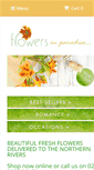 Mobile Screenshot of flowersinparadise.com.au